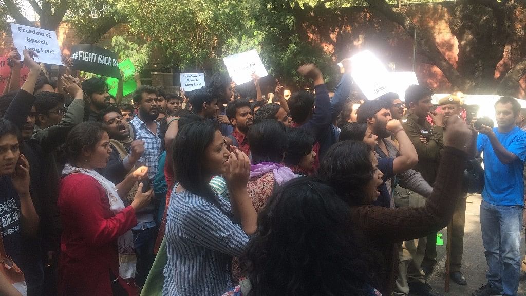 A student protester recalls the horror that unfolded when ABVP goons ran amok outside Delhi’s Ramjas College. 