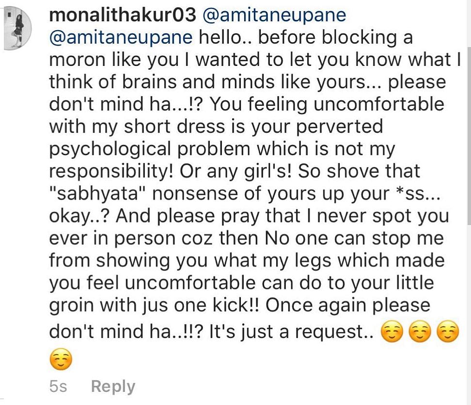 Here’s how Monali Thakur stomped on a troll who slut shamed her