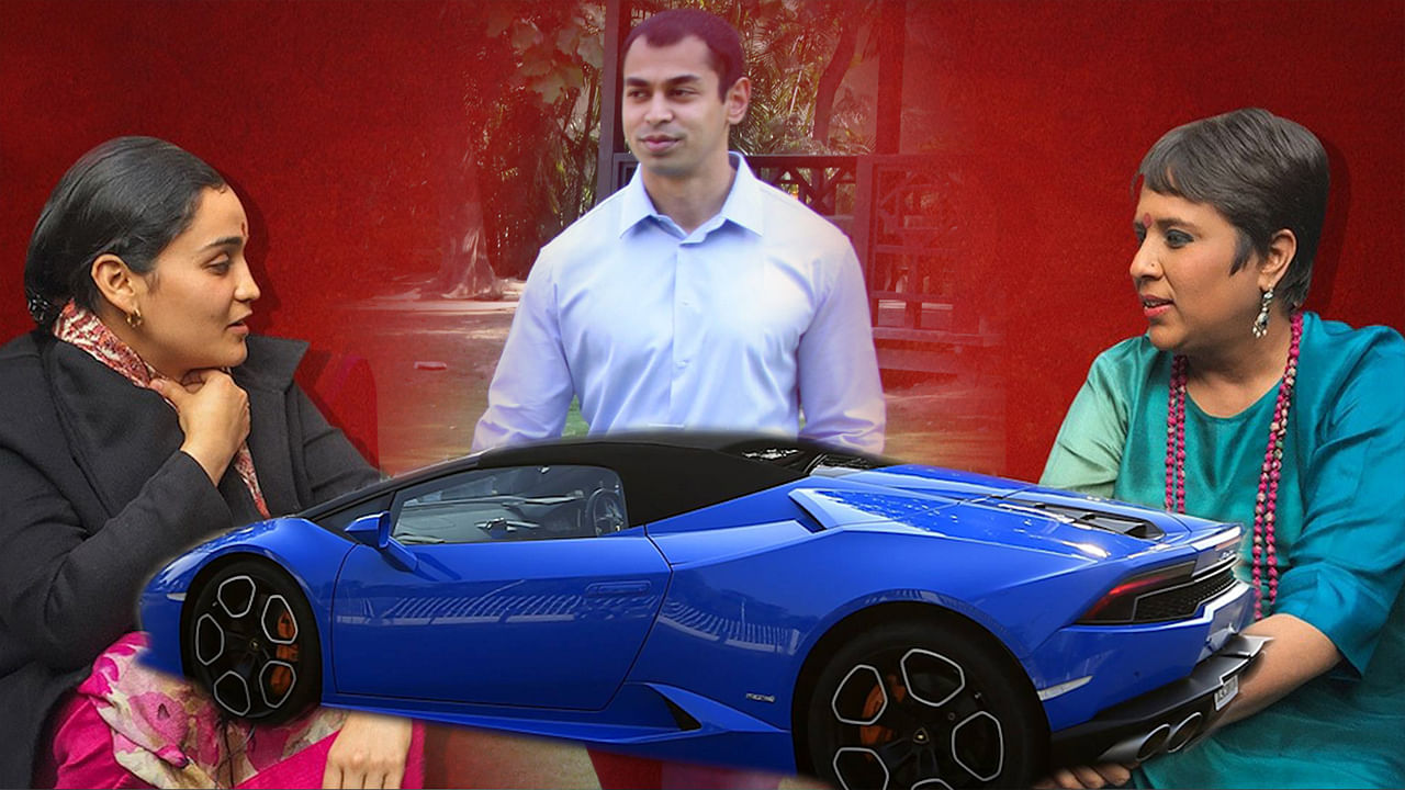 Aparna Yadav chats with Barkha Dutt about Prateek’s Rs 4 crore Lamborghini. (Photo: <b>The Quint</b>)