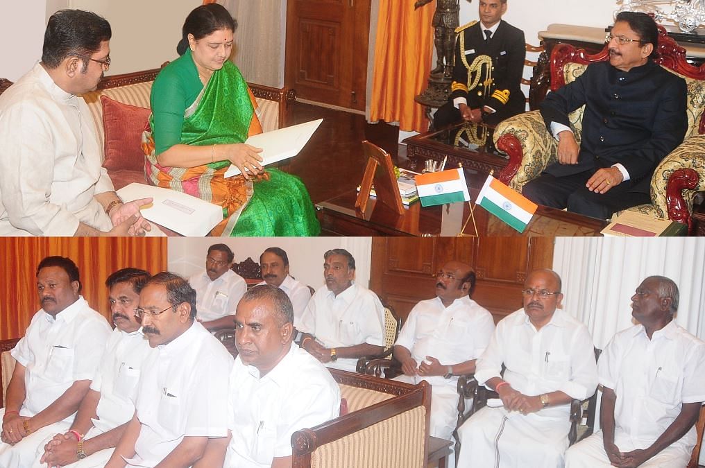 The ongoing tussle in Tamil Nadu’s ruling AIADMK party has manifested into a full-blown public feud.