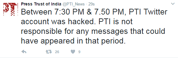 In the past few months, the Twitter accounts of Barkha Dutt, Vijay Mallya and Rahul Gandhi have all been hacked. 