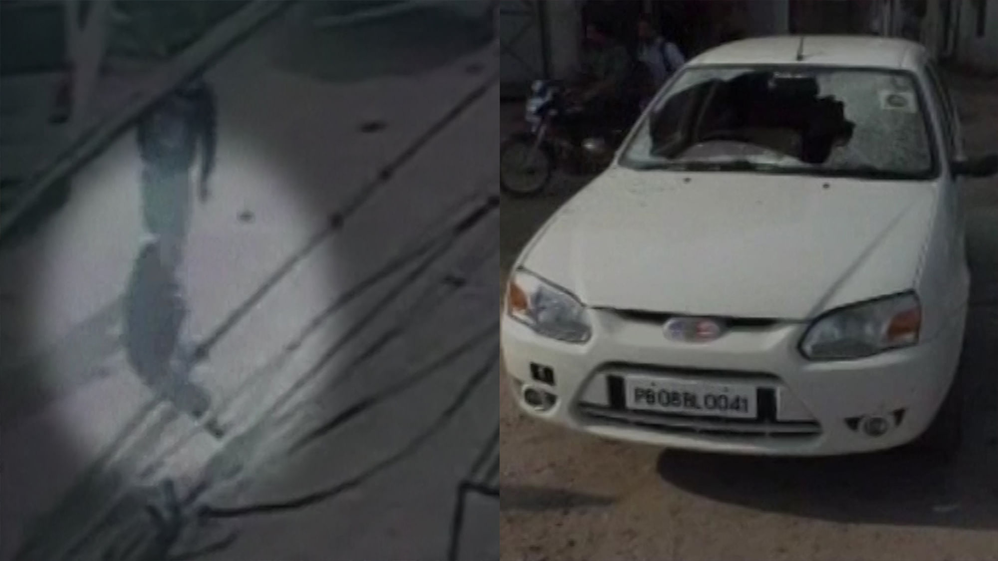 Spat over a parked car that the vandals smashed, led to ruckus in Ludhiana (Photo: ANI Screengrab)