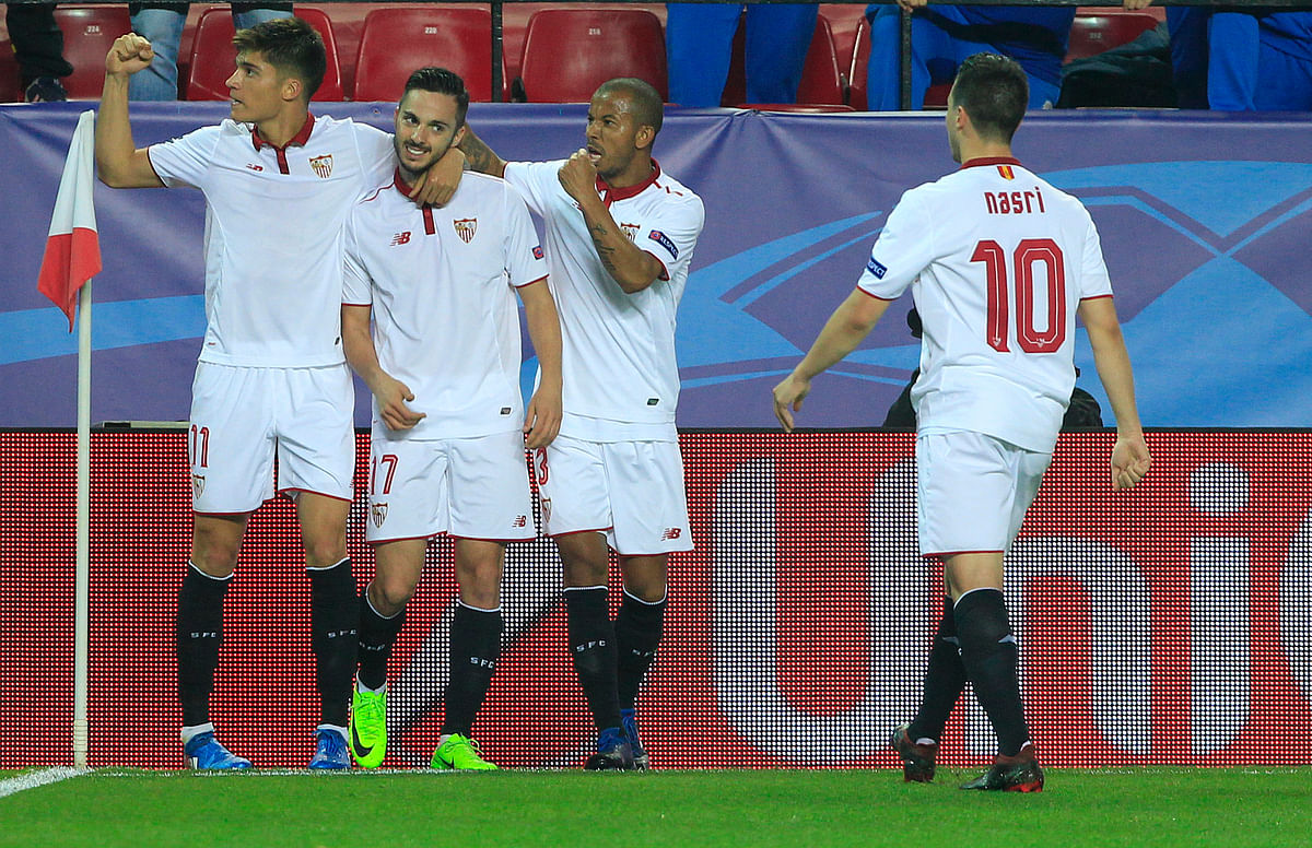 Sevilla beat Leicester 2-1 while Juventus defeated host FC Porto.