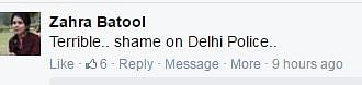 While Delhi cops and ABVP members came under attack online, others actually praised their actions. 