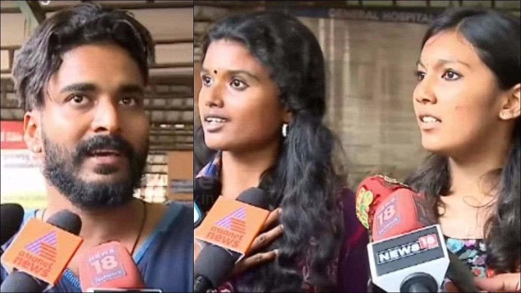 

But SFI leaders told the media that the man had misbehaved with a woman student. (Photo Courtesy: The News Minute)