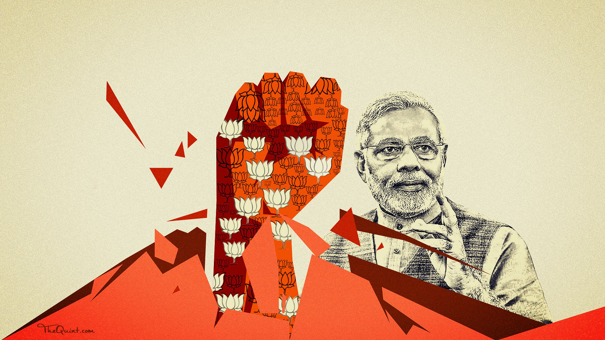 With Kabristan remark, Modi is desperately trying to consolidate the Hindu vote ahead of last phase of UP polls. (Photo: Lijumol Joseph/ <b>The Quint</b>)