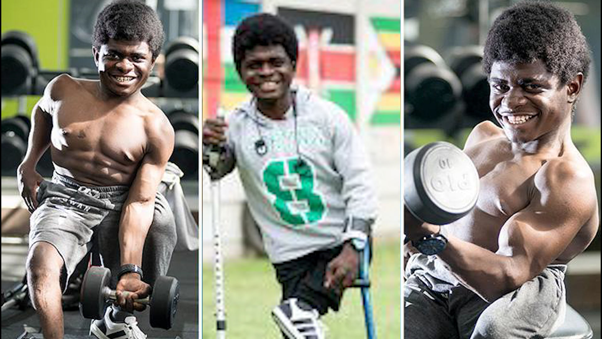 Bodybuilder  Caleb Mutombo (Photo: AP)
