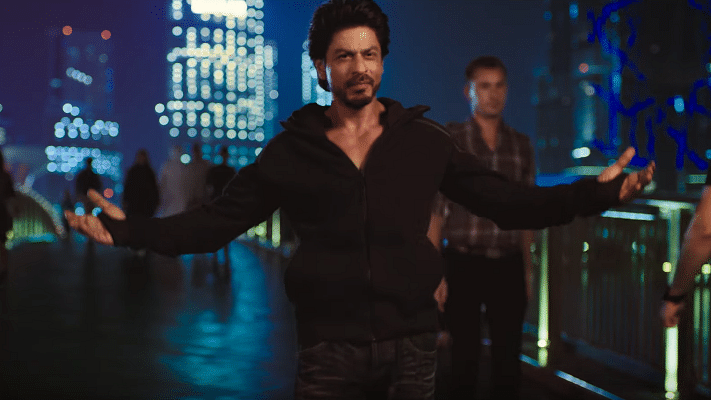 Why does the media sprinkle morality on everything that Shah Rukh Khan says and does? (Photo courtesy: YouTube/Dubai Tourism)