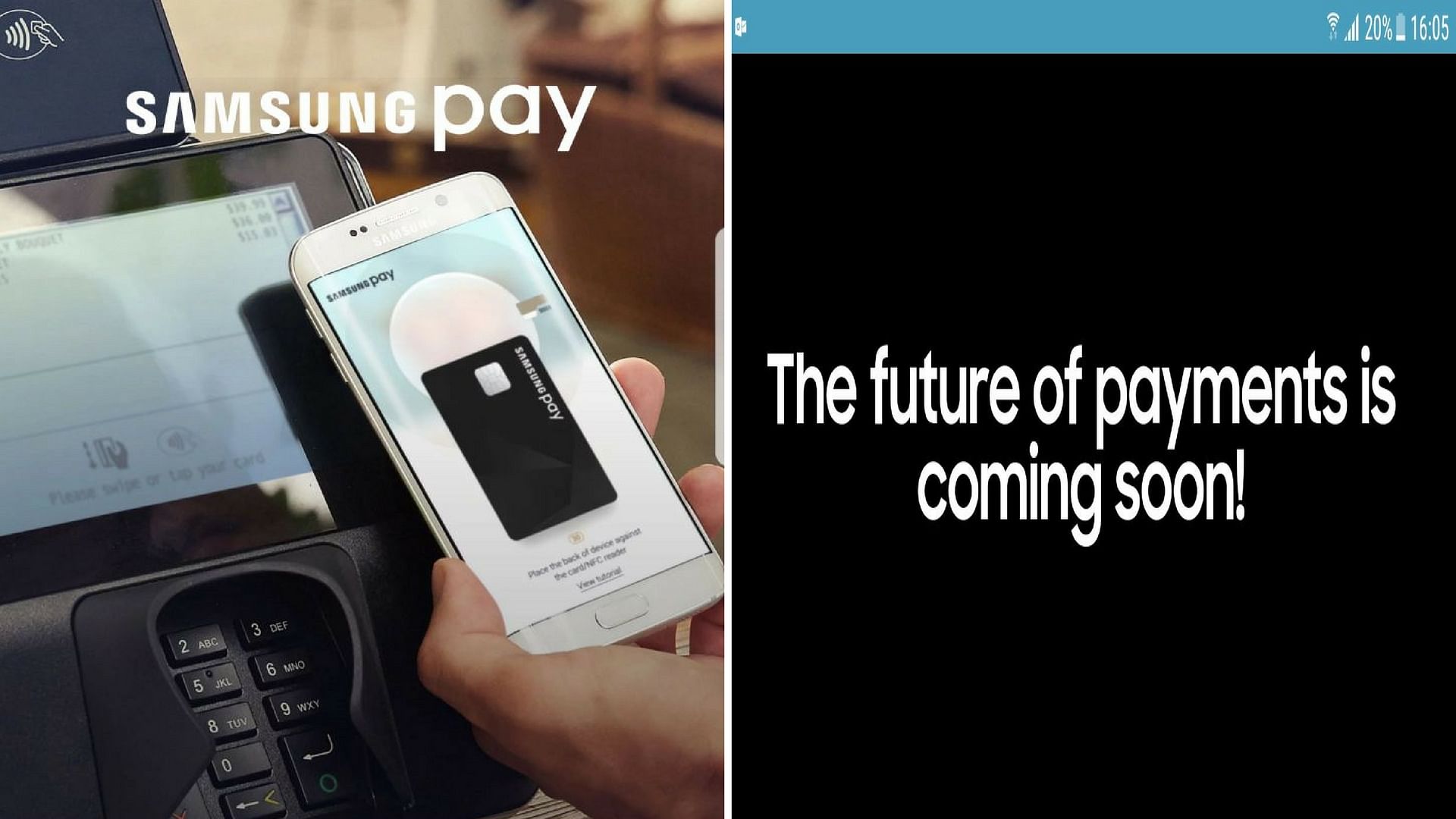 Samsung Pay teased via Nougat on Galaxy S7/ S7 Edge in India. (Photo: <b>The Quint</b>)