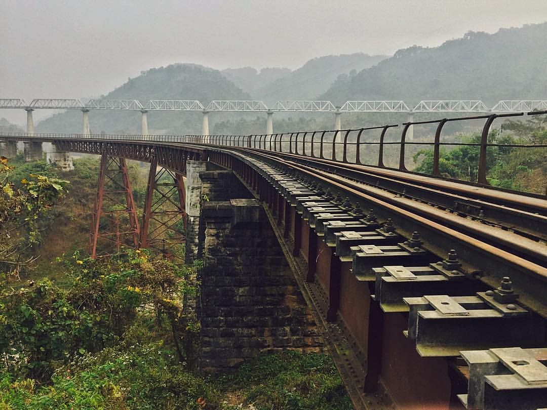 Bhardwaj wanted to travel on the 114-year-old metre gauge railway tracks running through the Borail Hill Range.