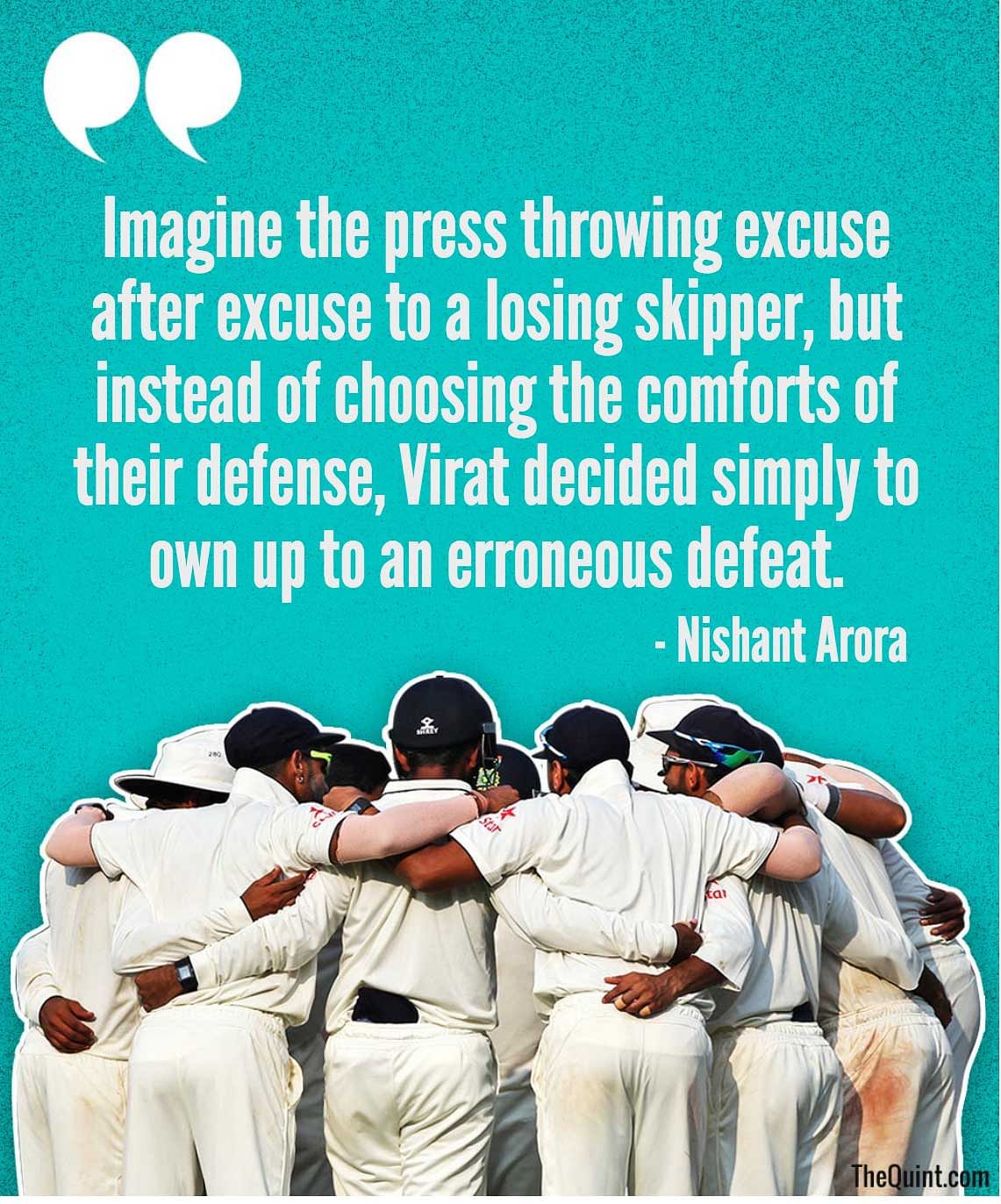 On 15 August 2015, Virat & his men liberated themselves from inner & outer restrictions, writes Nishant Arora.