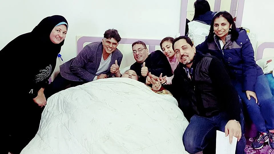 A file photo of Eman at Mumbai’s Saifee Hospital.
