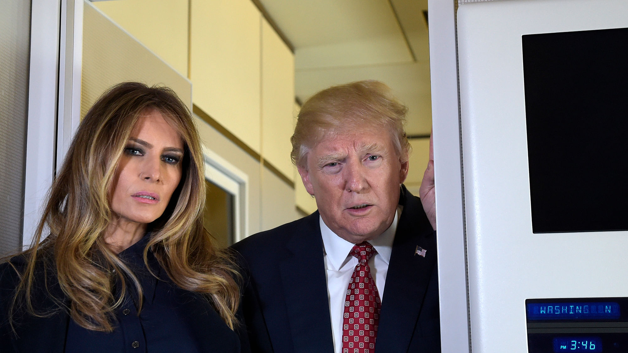 US President Donald Trump and First Lady Melania Trump. (Photo: AP)