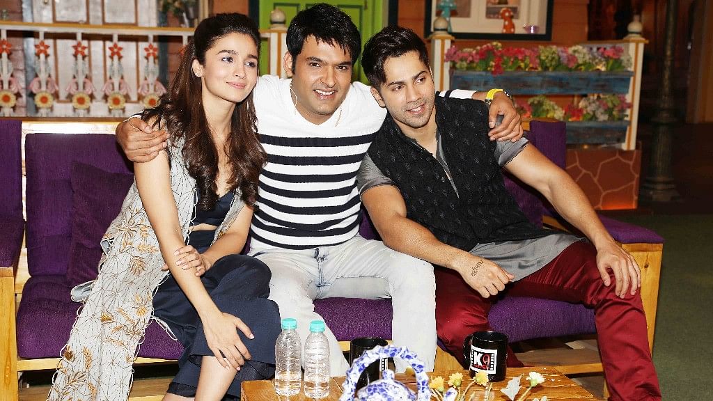 Alia and Varun sing with Kapil on the show. (Photo: Yogen Shah)