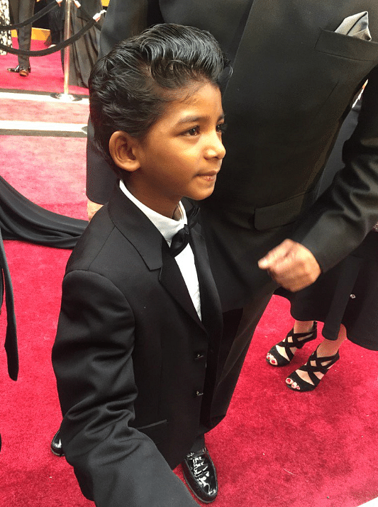 Sunny Pawar from ‘Lion’ charms on the Oscar red carpet. 