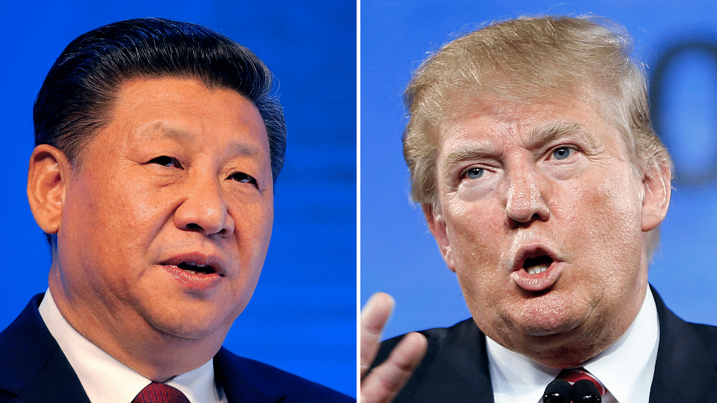 File photo of China’s President Xi Jinping and US President Donald Trump.