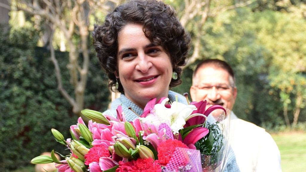 Priyanka Gandhi being greeted by party workers on her birthday. Photo for representational purposes. (Photo: <a href="https://www.facebook.com/PriyankaGandhi.in/?fref=ts">Facebook.com/PriyankaGandhi.in</a>)