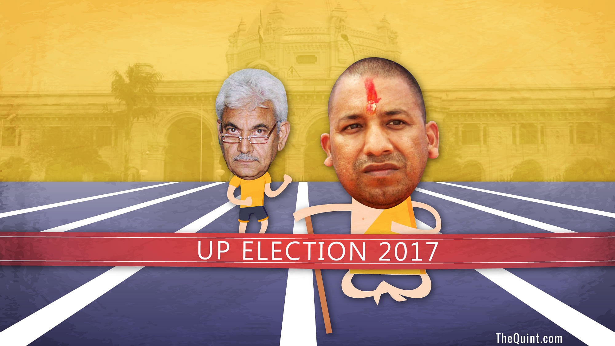 Manoj Sinha would’ve been the Centre’s dummy while Yogi Adityanath can lead to Hindu consolidation ahead of 2019 polls. (Photo: Harsh Sahani/ <b>The Quint</b>)