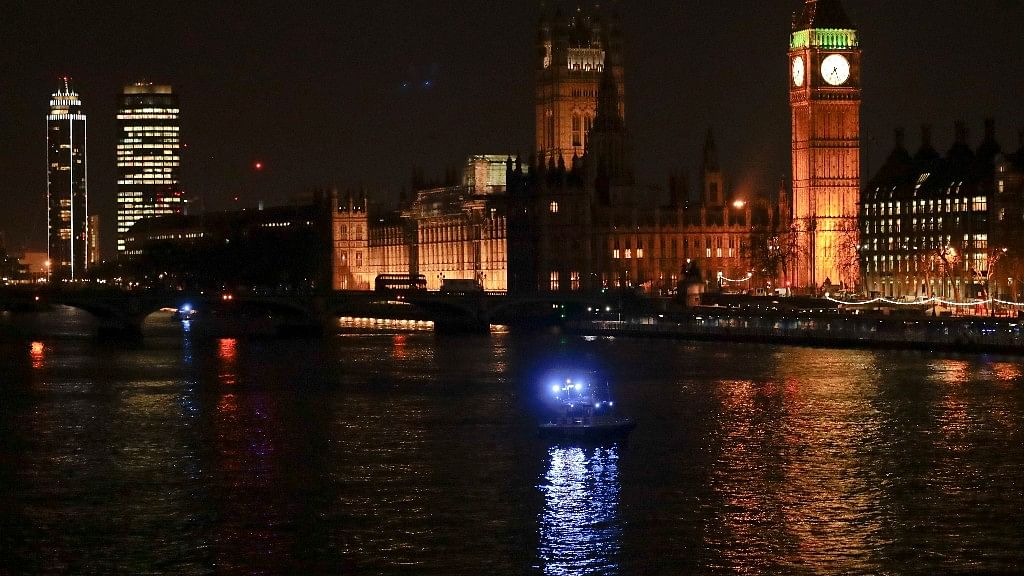 The River Thames backdropped by the Houses of Parliament and Elizabeth Tower containing the bell know as “Big Ben” in London on Wednesday. (Photo Courtesy: AP)