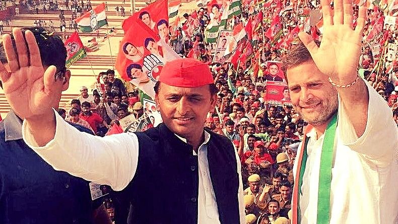 Whether they win or lose, Akhilesh-Rahul managed to offer an alternative ‘idea of India’ and put up a brilliant show alongside Modi-Amit Shah. (Photo Courtesy: Facebook/ <a href="https://www.facebook.com/IndianNationalCongress/">Indian National Congress</a>)