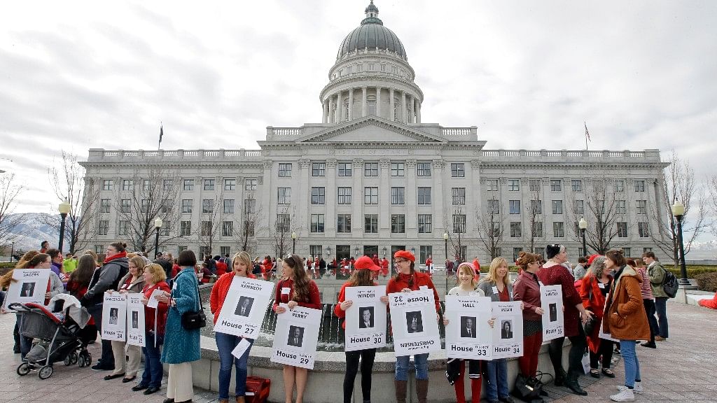 Women’s day in Utah. (Photo: AP)