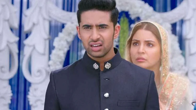 Suraj Sharma and Anushka Sharma in a still from <i>Phillauri</i>.