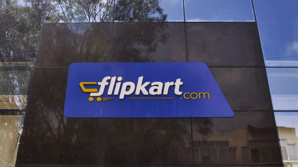 The logo of India’s largest online marketplace Flipkart is seen on a building in Bengaluru, India.( Photo: Reuters)