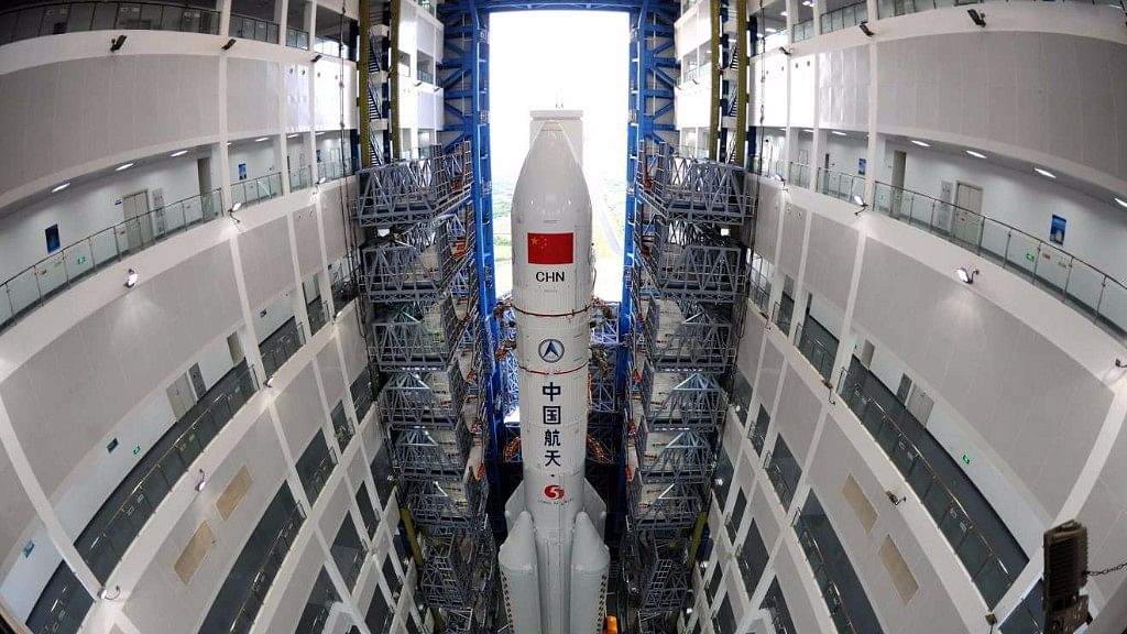 A long Mach-5 carrier rocket. (Photo: Xinhua)