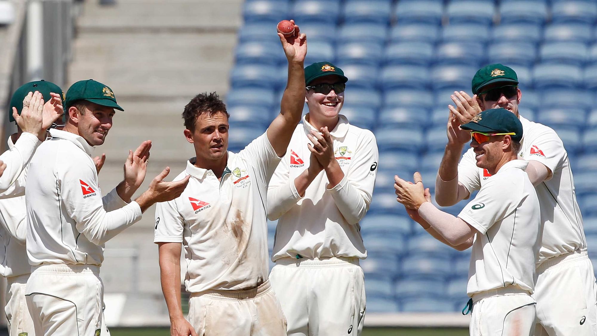 After his 12 wickets in Pune, O’Keefe has managed to pick just 6 wickets in two tests. (Photo: BCCI)