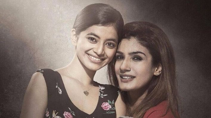 Raveena will be seen playing the mother of a rape victim in the film. (Photo courtesy: Twitter/RJAlok)
