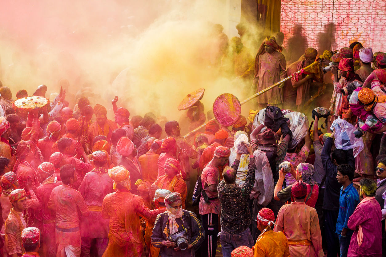 Braj holi hi-res stock photography and images - Alamy