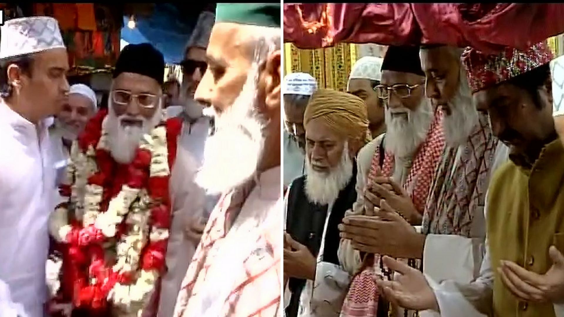The two Indian Sufi clerics who reportedly went missing in Pakistan. (Photo: ANI)