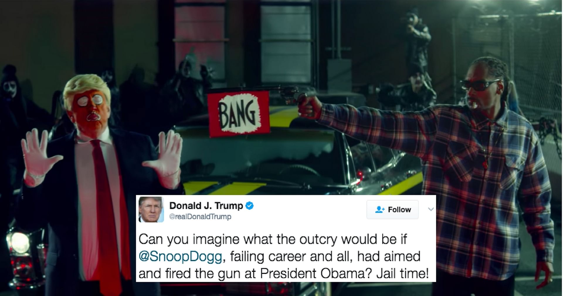 Snoop Dogg 'Shoots' Trump and the Angry US President Fires Back