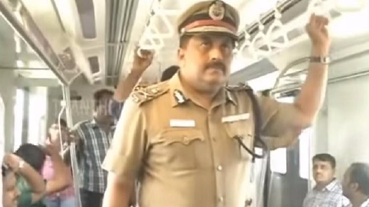 Chennai Commissioner of Police S George. (Photo Courtesy: The News Minute)