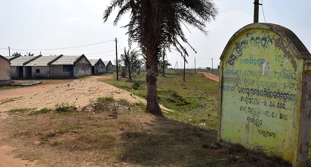 A transit camp lies abandoned after supporters of the POSCO project were evicted (Photo: The Village Square)