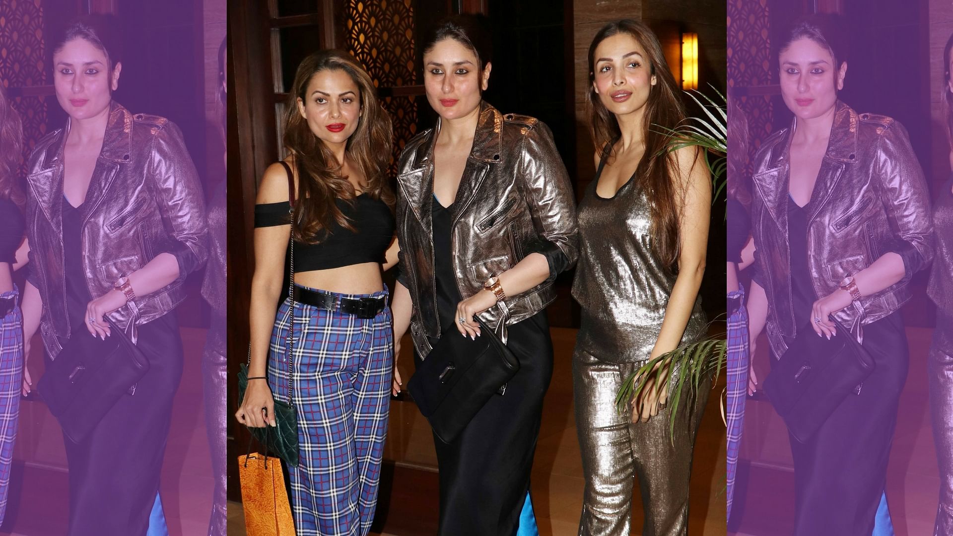 Amrita Arora, Kareena Kapoor and Malaika Arora. (Photo: Yogen Shah)