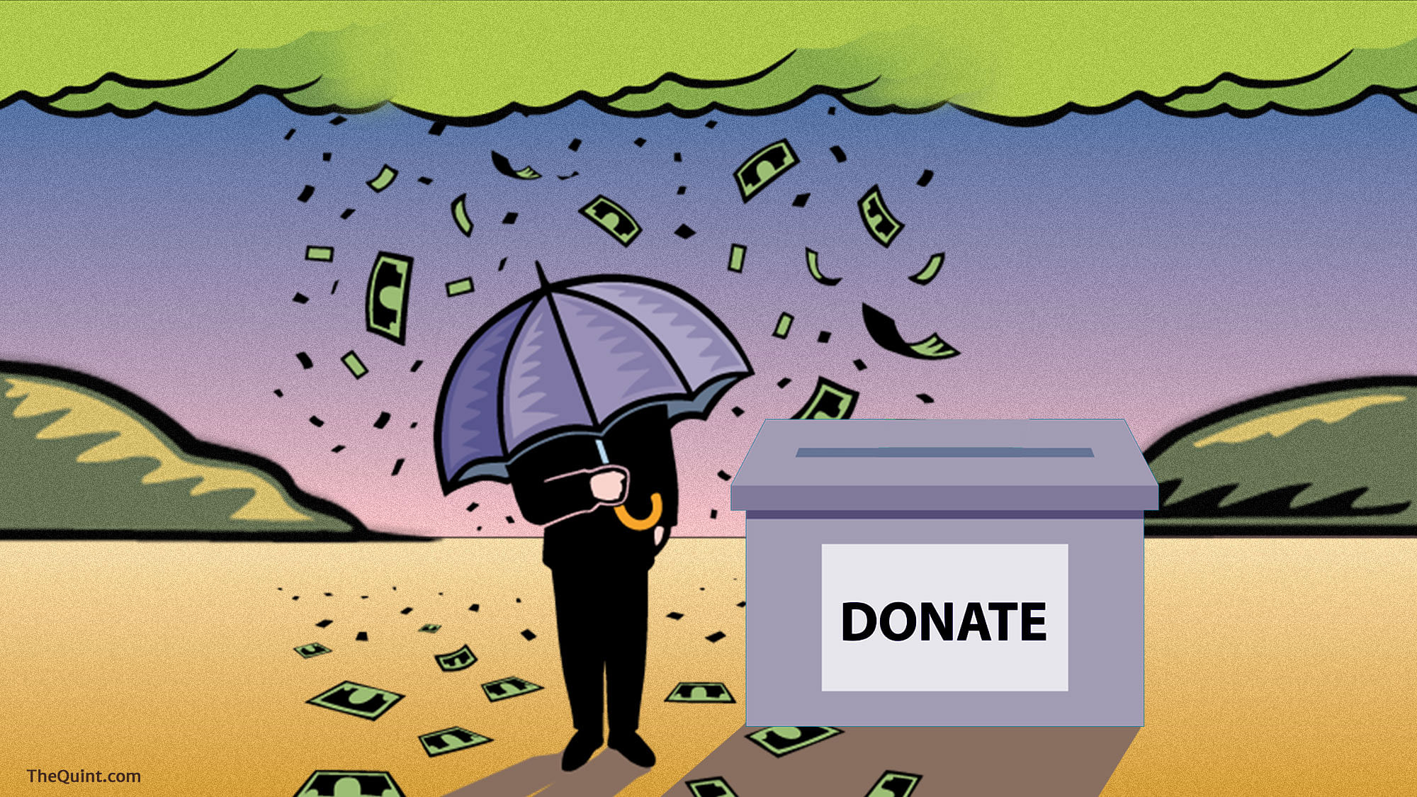 Are unlimited and anonymous clean money donations the answer to cleaning up political funding in India?