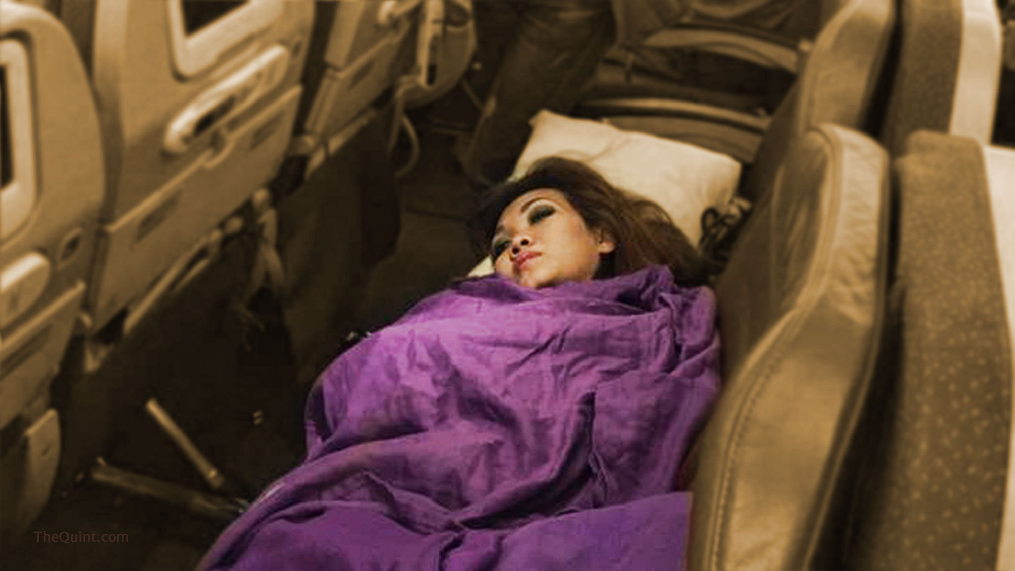 Air hostess who fell unconscious while on a flight to Kuala Lampur from Auckland (Photo Courtesy: <b>The Quint</b>)