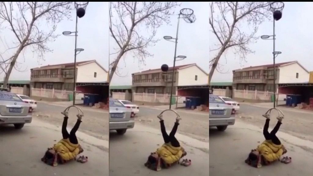 17-Year-old girl shows amazing basketball tricks (Photo Courtesy- AP screen grab)