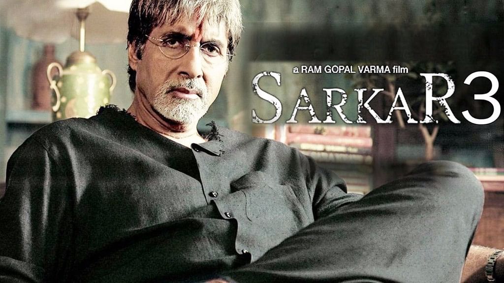 Amitabh Bachchan in a poster of <i>Sarkar 3</i>.