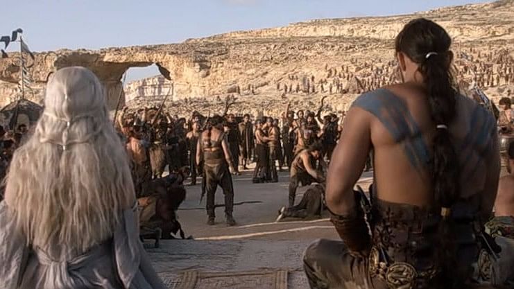 Dothraki wedding celebrations from Game of Thrones season one. (Photo Courtesy: YouTube/<a href="https://www.youtube.com/channel/UC5lEjNP022wX6a51eHNIUmg">testchan555</a>)