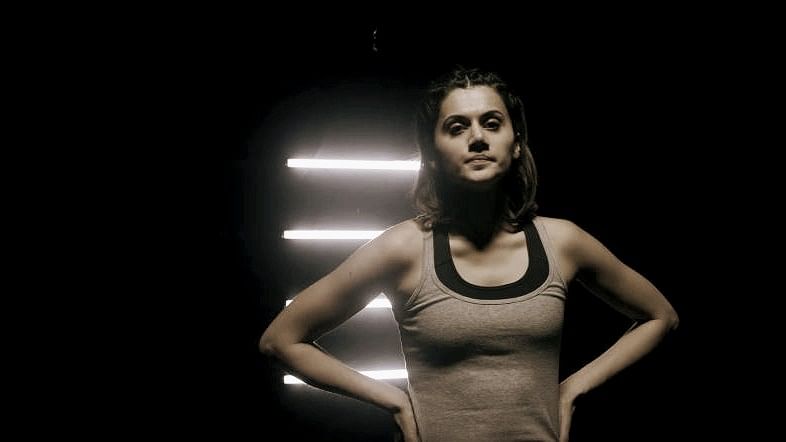 Taapsee Pannu features in an empowering video on why women need to stand up and protect themselves. (Photo courtesy: YouTube/<a href="https://www.youtube.com/channel/UCnHsOl1BMHVwluVZ5vbCAmg">BLUSH</a>)