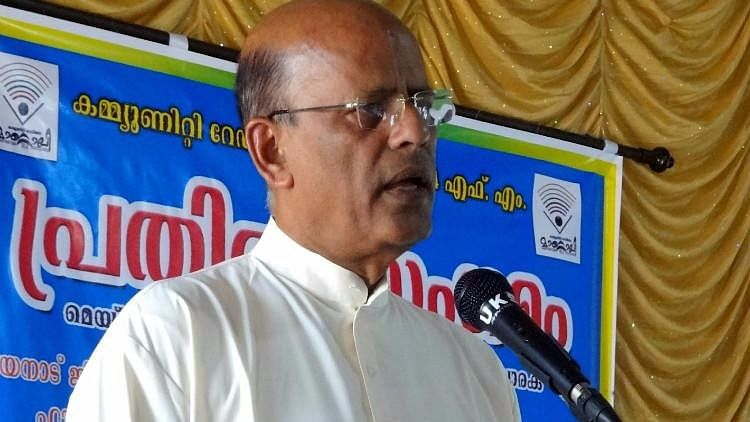 Fr Therakam, who was also the spokesperson of Mananthavady Archdiocese, was later suspended from the post as government removed him as CWC chairman.(Photo Courtesy: The News Minute)