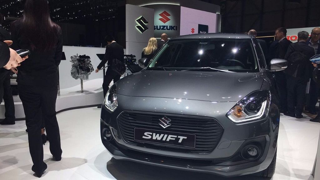 The new Swift DZire could borrow its design from this Swift. (Photo: <b>The Quint</b>)