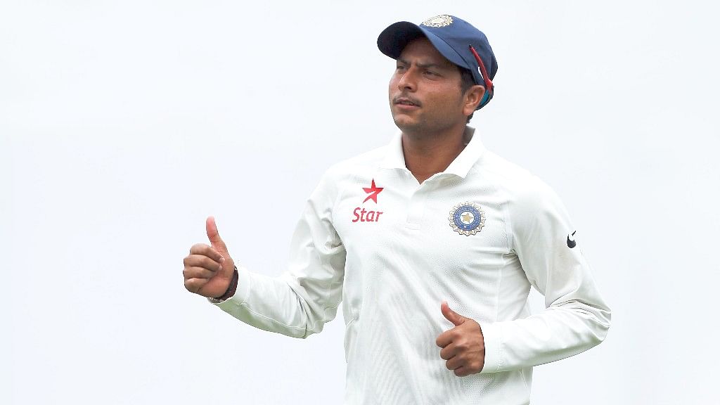 Kuldeep Yadav is the first chinaman bowler to play a Test for India. (Photo: BCCI)