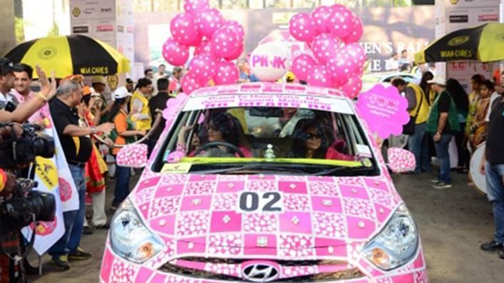 

800 ladies turned up to compete in an all-women’s car rally on Sunday.