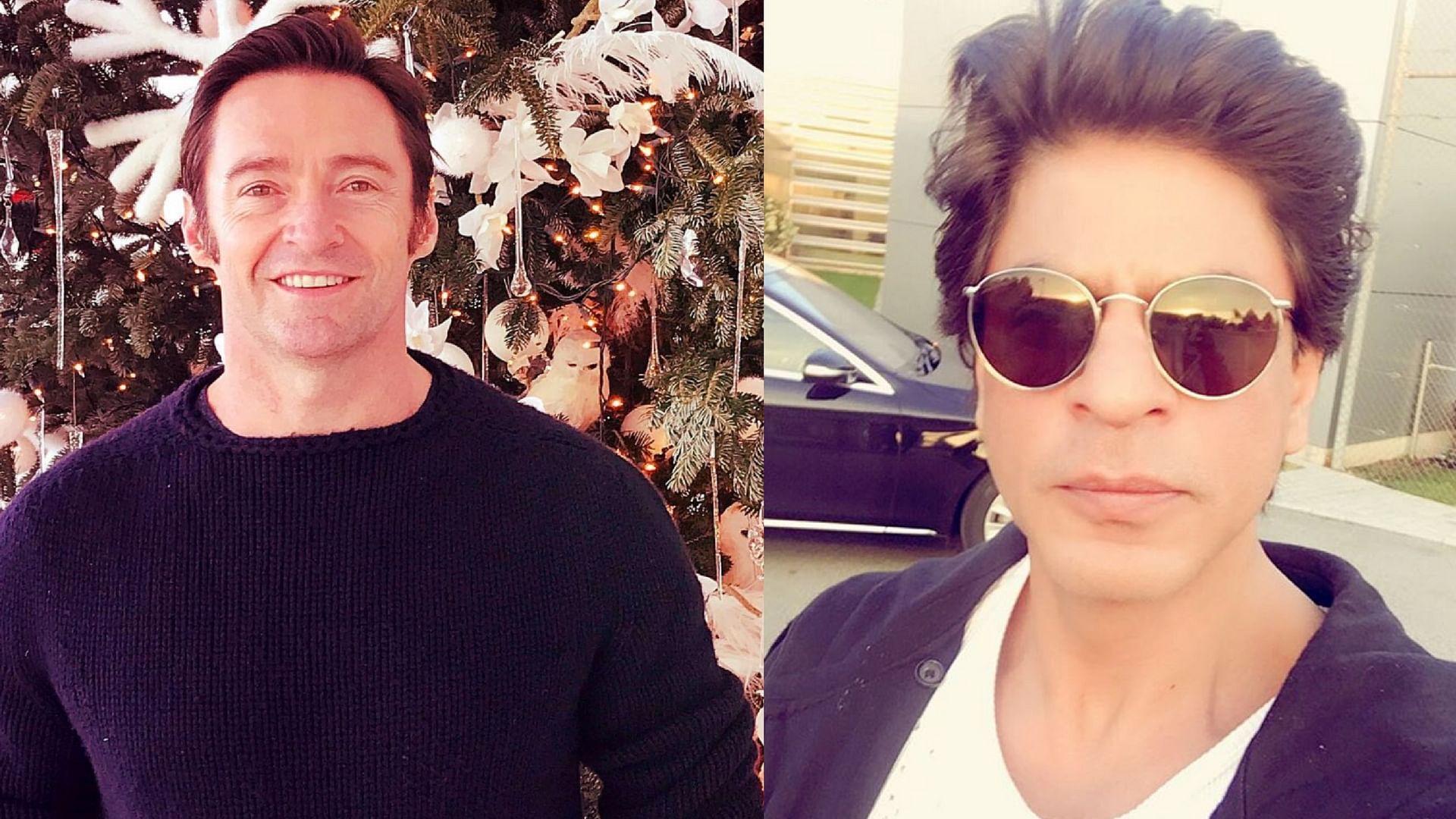 Hugh Jackman ensnared by SRK? (Photo Courtesy: Instagram)