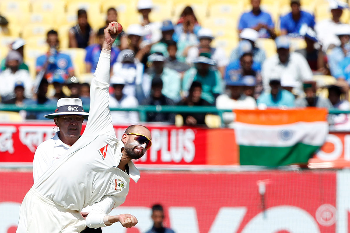 All the latest from Day 2 of the India-Australia Test in Dharamsala. 