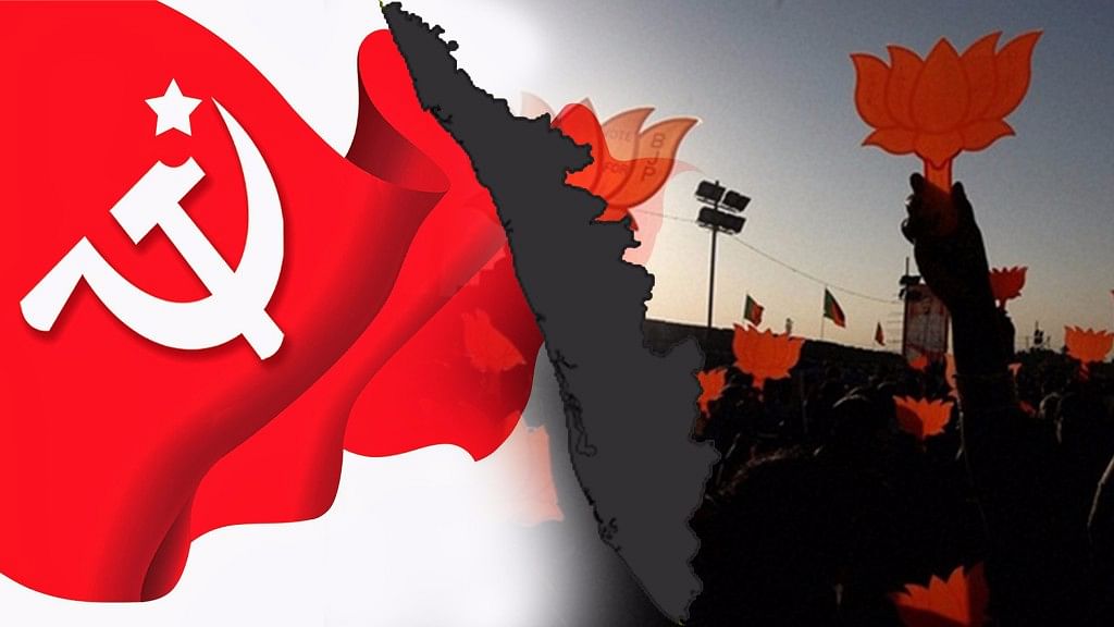 The Left and BJP have been locked in a gory political battle in Kerala. (Mohd Ibrahim/<b>The Quint</b>)