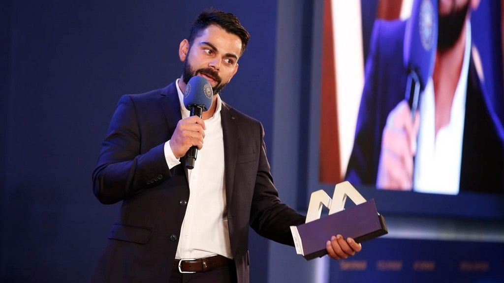 Virat Kohli received BCCI’s Polly Umrigar award at the event last year.